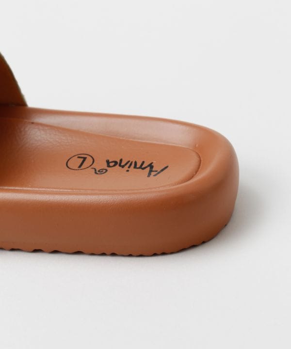 Sequin Slide Sandals Shoes by AMINA - Ametsuchi