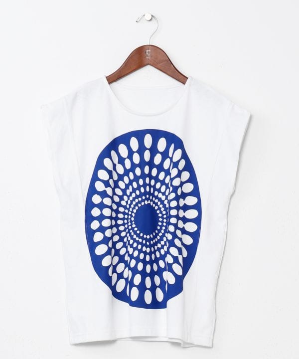 Kitenge Pattern Ripple Motif T-Shirt