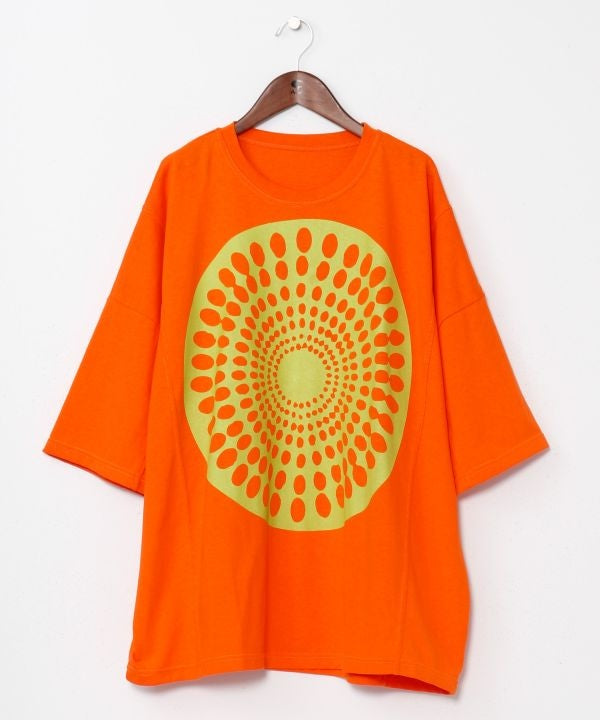 Men's Kitenge Pattern Ripple Motif T-Shirt