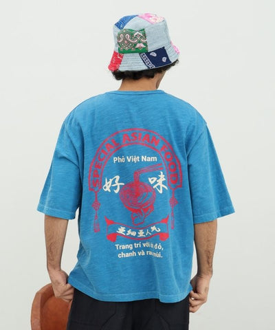 Vietnam Pho Culture Graphic Tee Tops by AMINA - Ametsuchi