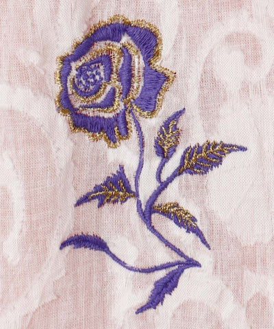 Floral Jacquard Blouse