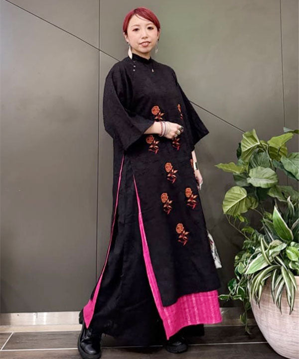 Floral Jacquard Dress