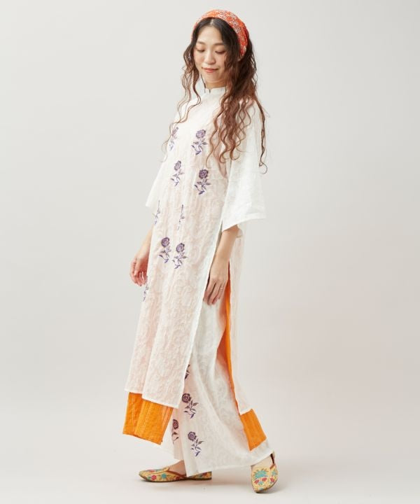 Floral Jacquard Dress