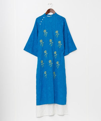 Floral Jacquard Dress