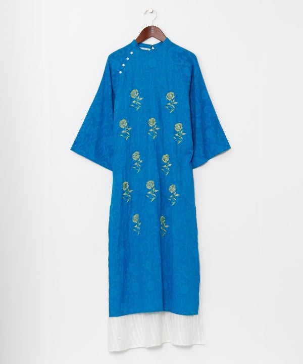 Floral Jacquard Dress