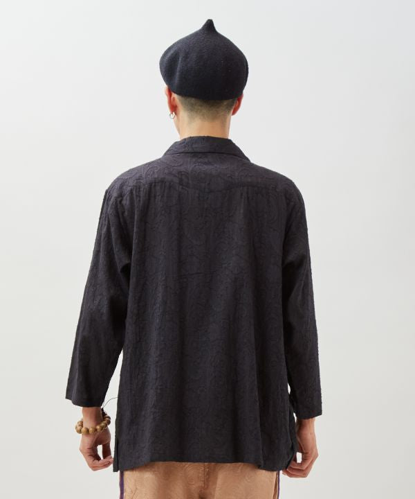 Floral Jacquard Shirt for Men