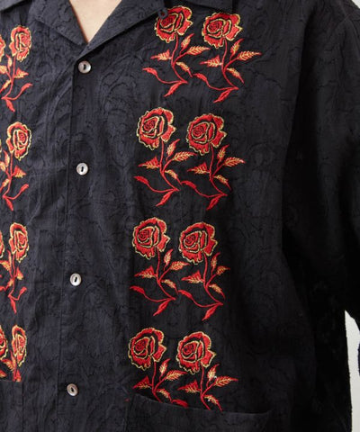 Floral Jacquard Shirt for Men
