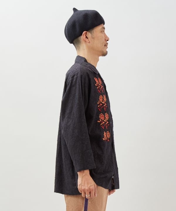 Floral Jacquard Shirt for Men