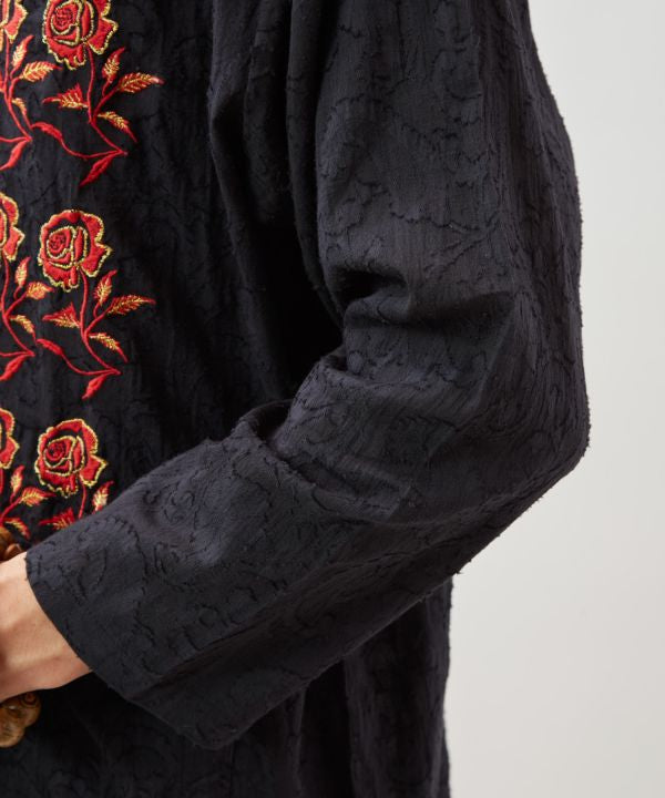 Floral Jacquard Shirt for Men