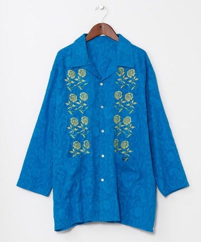 Floral Jacquard Shirt for Men