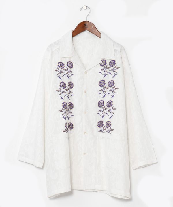 Floral Jacquard Shirt for Men