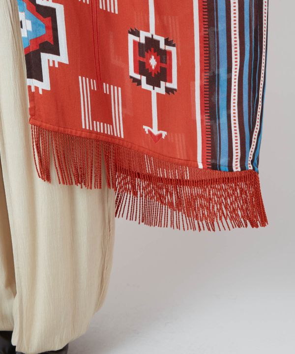 Mexican Serape Cardigan by AMINA - Ametsuchi