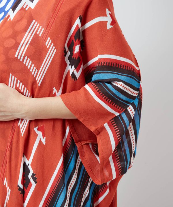Mexican Serape Cardigan by AMINA - Ametsuchi