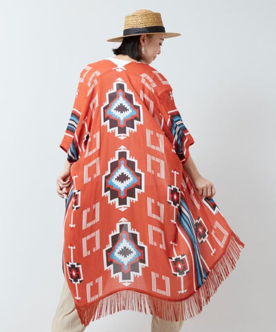 Mexican Serape Cardigan by AMINA - Ametsuchi
