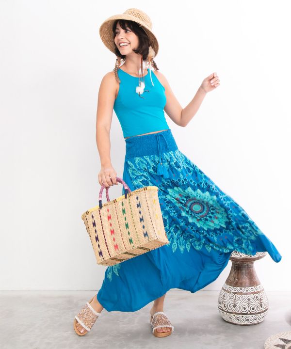 Mandala Flow Skirt by AMINA - Ametsuchi