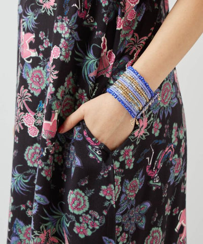 Songkran Calavera Camisole Dress Dresses by AMINA - Ametsuchi