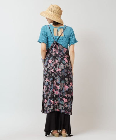 Songkran Calavera Camisole Dress Dresses by AMINA - Ametsuchi