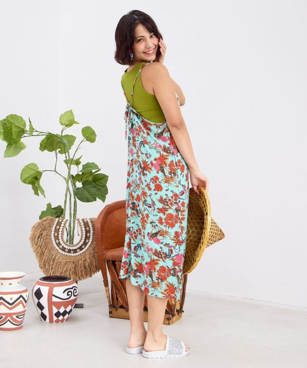 Songkran Calavera Camisole Dress Dresses by AMINA - Ametsuchi