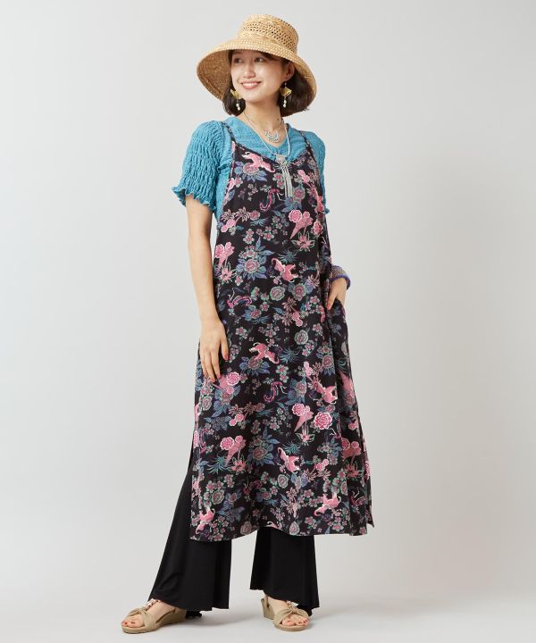 Songkran Calavera Camisole Dress Dresses by AMINA - Ametsuchi