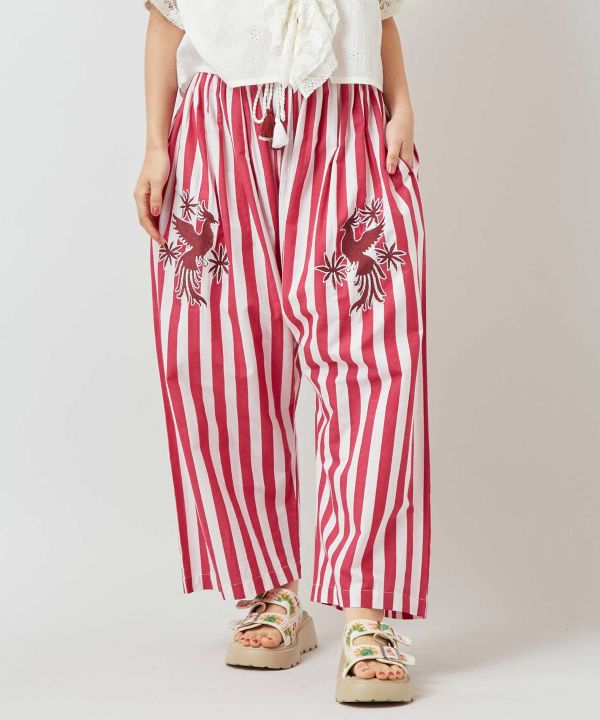 Otomi Stripe Cotton Pants