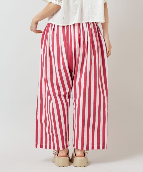 Otomi Stripe Cotton Pants by AMINA - Ametsuchi
