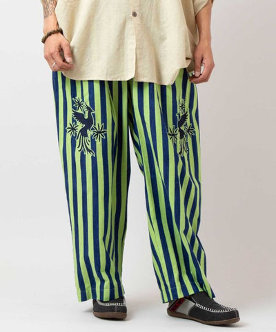 Otomi Stripe Tapered Pants by AMINA - Ametsuchi