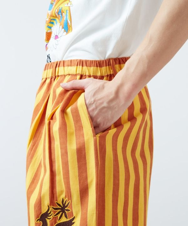 Otomi Stripe Tapered Pants by AMINA - Ametsuchi