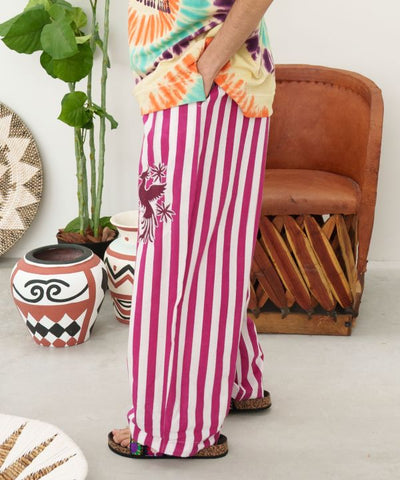 Otomi Stripe Tapered Pants by AMINA - Ametsuchi