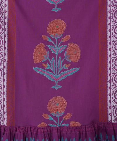 Indian Block Print Dress Dresses by AMINA - Ametsuchi