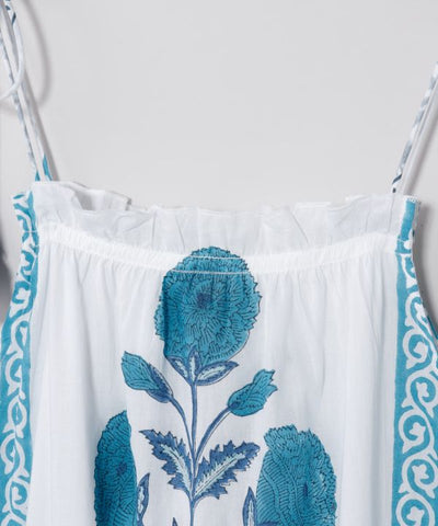 Indian Block Print Dress Dresses by AMINA - Ametsuchi