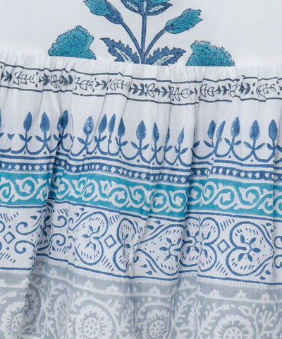 Indian Block Print Dress Dresses by AMINA - Ametsuchi