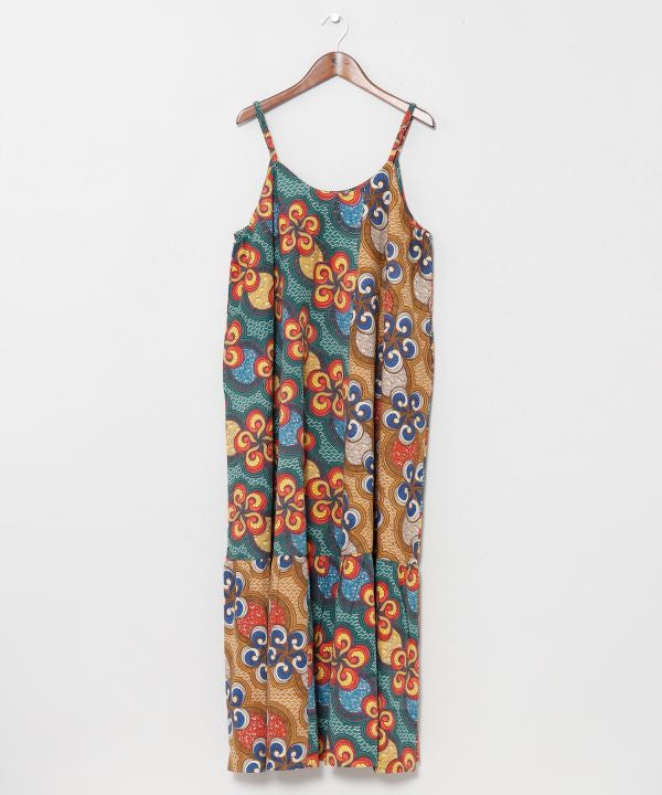 Kitenge Patchwork Pattern Camisole Dress