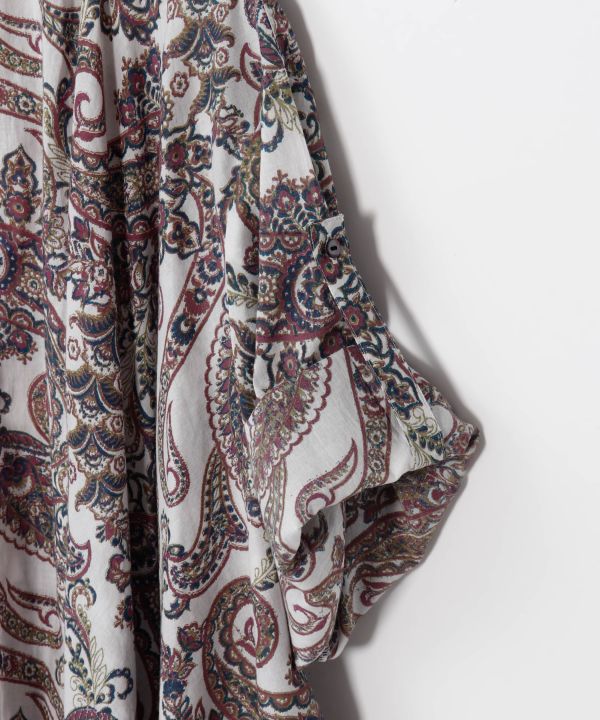 Paisley Cotton Cardigan by AMINA - Ametsuchi