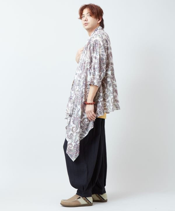 Paisley Cotton Cardigan by AMINA - Ametsuchi