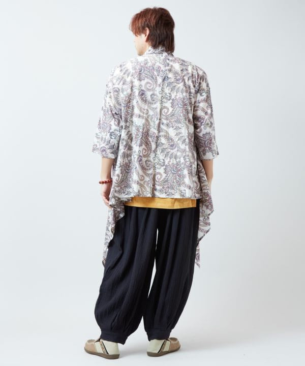 Paisley Cotton Cardigan by AMINA - Ametsuchi
