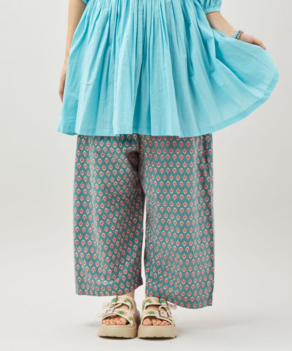 Bugru Print Shalwar Pants by AMINA - Ametsuchi