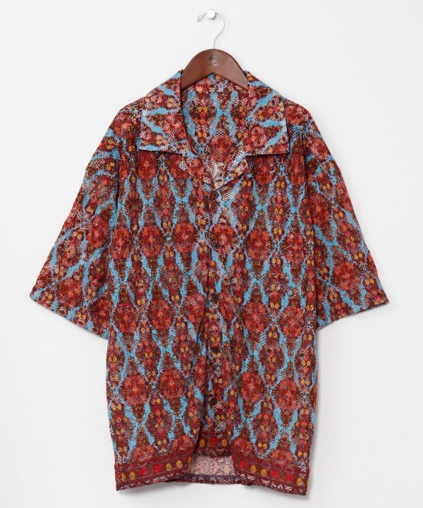 Paisley Lace Men Shirt by AMINA - Ametsuchi