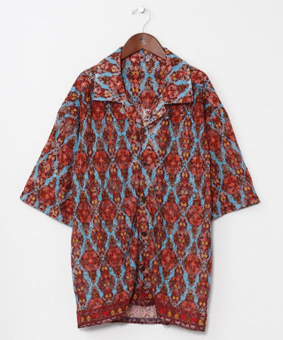 Paisley Lace Men Shirt by AMINA - Ametsuchi