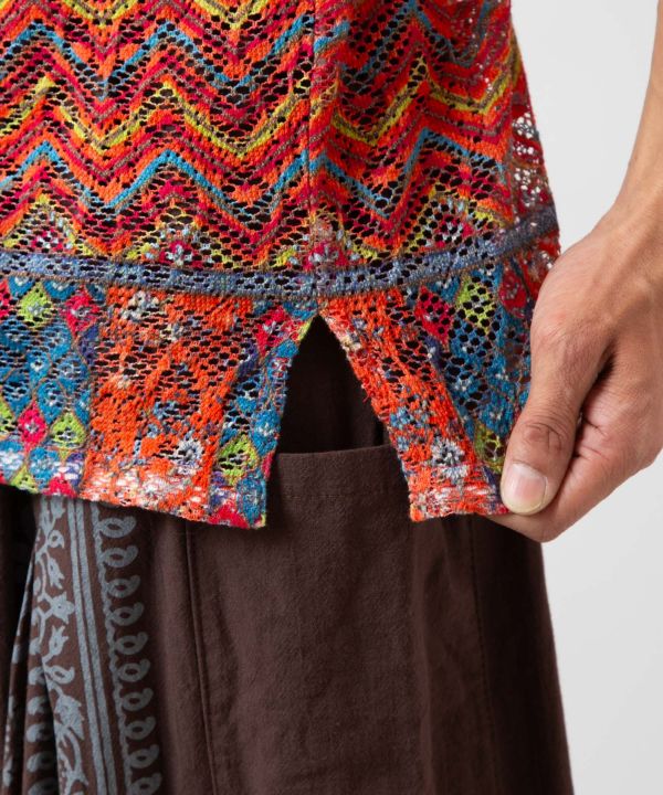 Paisley Lace Men Shirt by AMINA - Ametsuchi