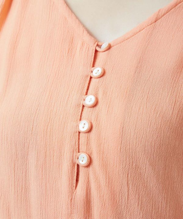 Rayon Crepe Side Gusset Top by AMINA - Ametsuchi