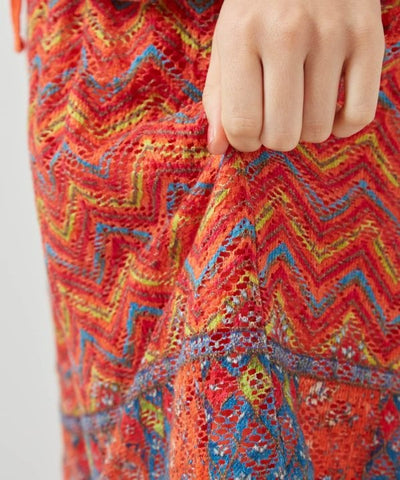 佩斯利蕾丝短裤 AMINA - Ametsuchi