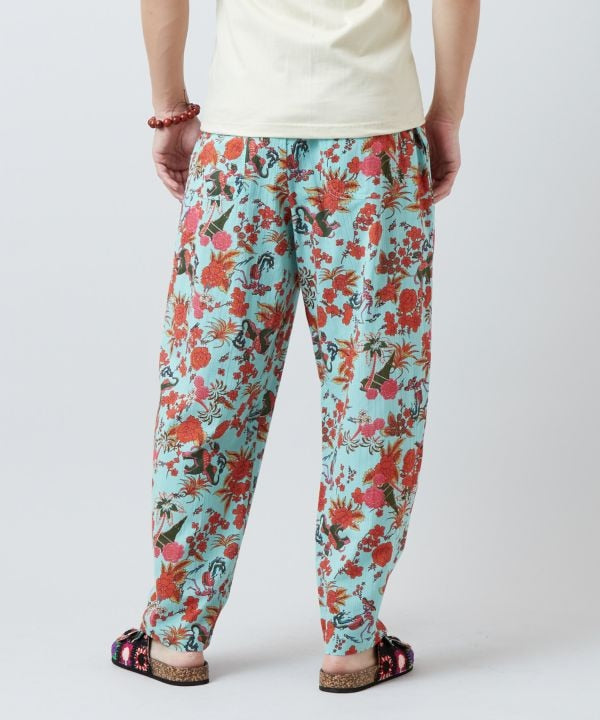 Songkran Calavera Relax Pants by AMINA - Ametsuchi