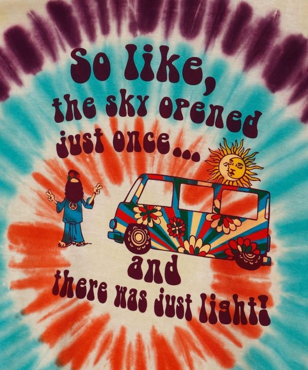 Vintage Like Tie Dye Men's T-Shirt Tops by AMINA - Ametsuchi