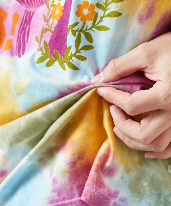 Vintage Like Tie Dye Men's T-Shirt Tops by AMINA - Ametsuchi