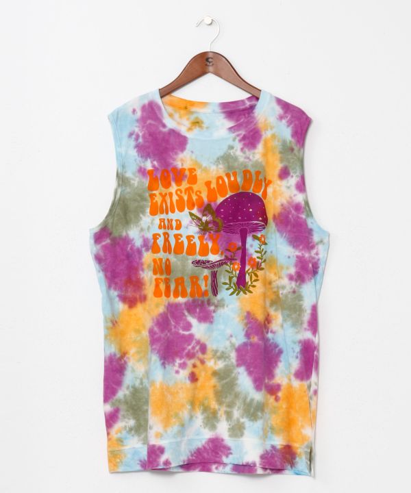 Vintage Like Tie Dye Men's Tank