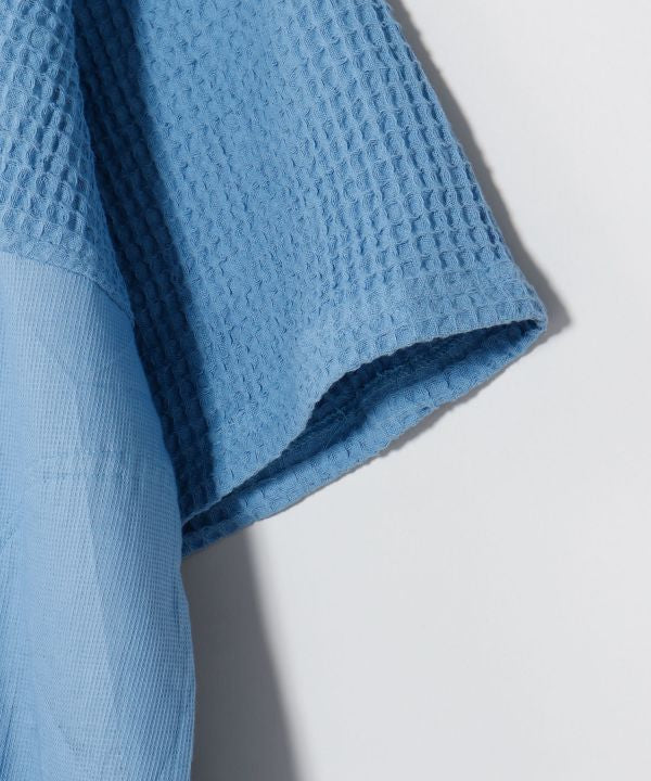 Indigo Patchwork Top Tops by AMINA - Ametsuchi