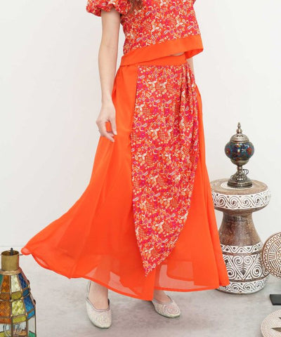 Lotus Drape Sequin Pants