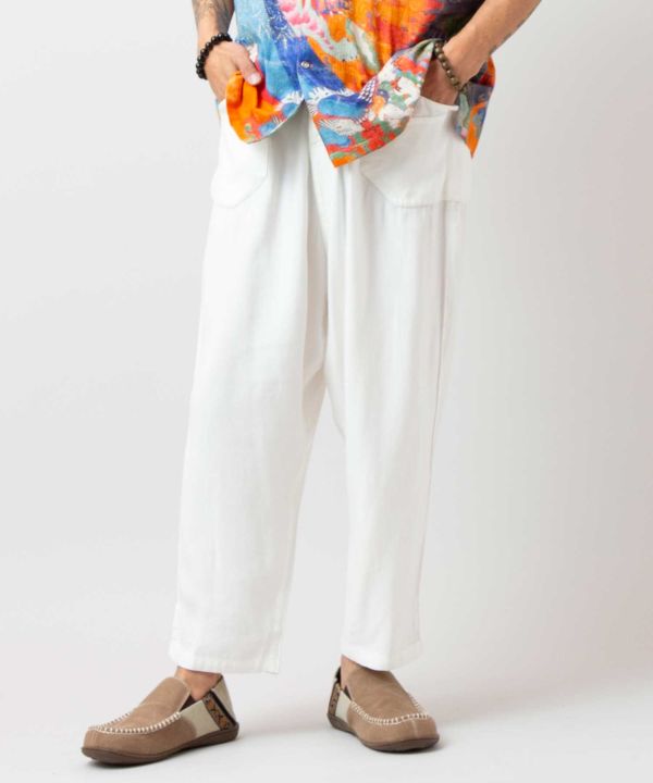 Elegant Satin Straight Trousers Pants & Shorts by AMINA - Ametsuchi