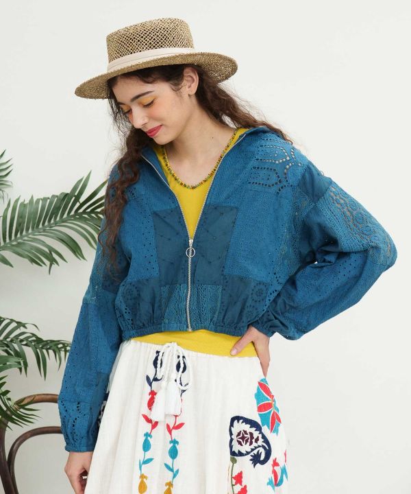 Nomad Mosaic Zip Up Hoodie