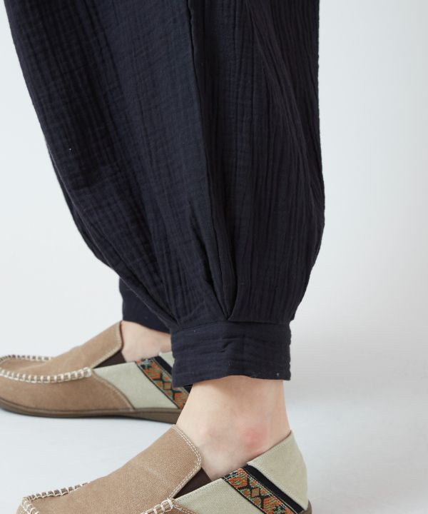 Nomad Balloon Gauze Harem Pants by AMINA - Ametsuchi